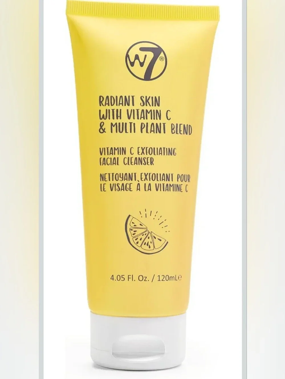 W7 Radiant Skin Vitamin C Exfoliating Facial Cleanser - SEALED